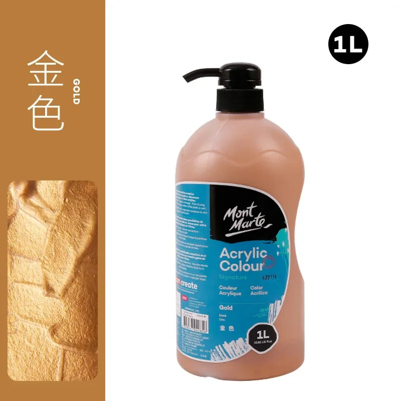 1 Liter Mont Marte Acrylic Paint