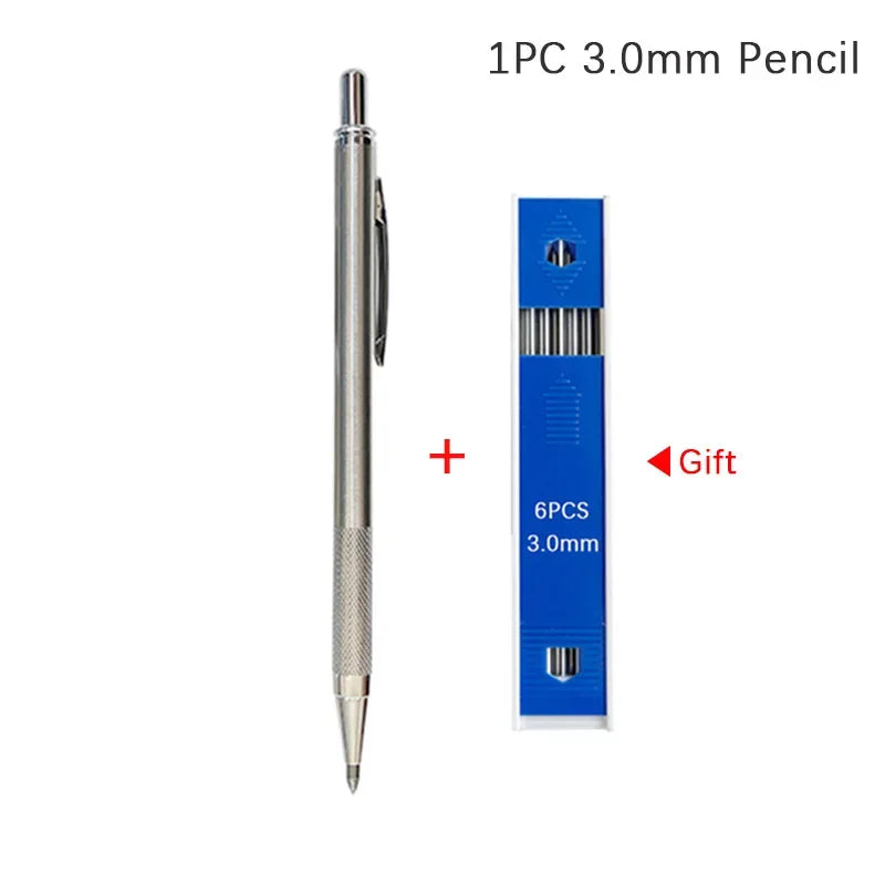 Mechanical Pencil Set 0.3, 0.5, 0.7, 0.9, 1.3, 2.0 mm