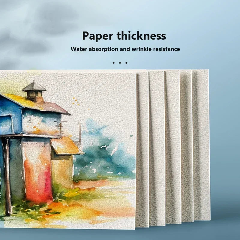 Square/Round Watercolour Paper 300g 25 Sheets