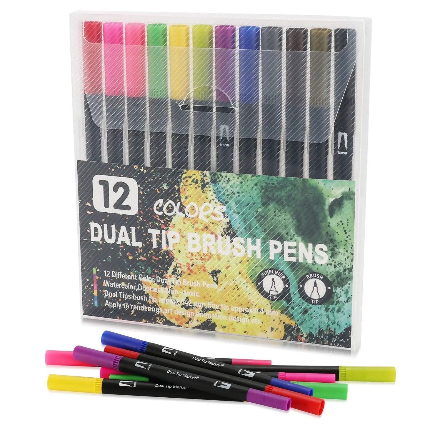 12/24/36/48 Colours Art Marker Dual Brush