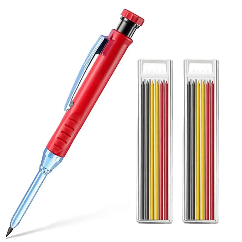 Solid Carpenter Pencil Built-in Sharpener