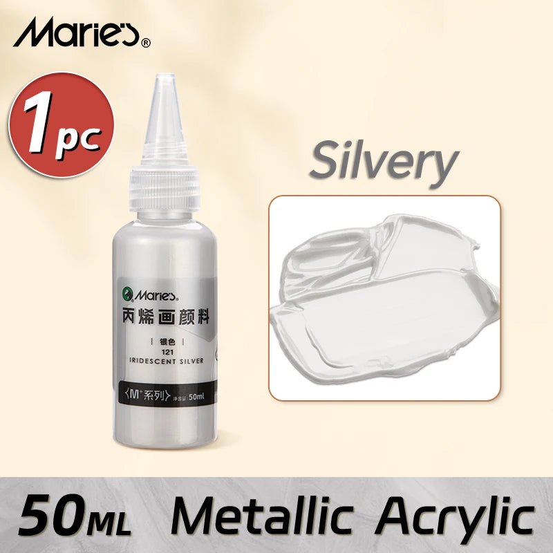 50ml Marie's Metallic Acrylic Paint