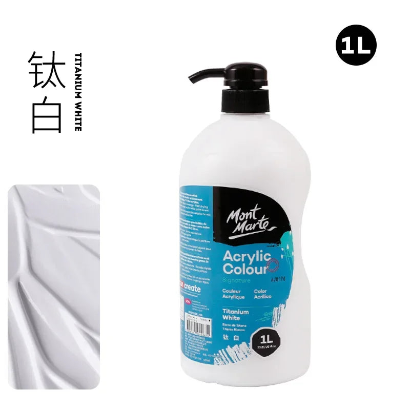 1 Liter Mont Marte Acrylic Paint