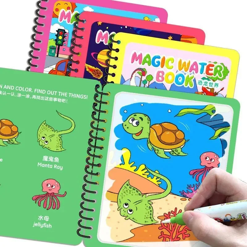 Reusable Colouring Water Book for Children