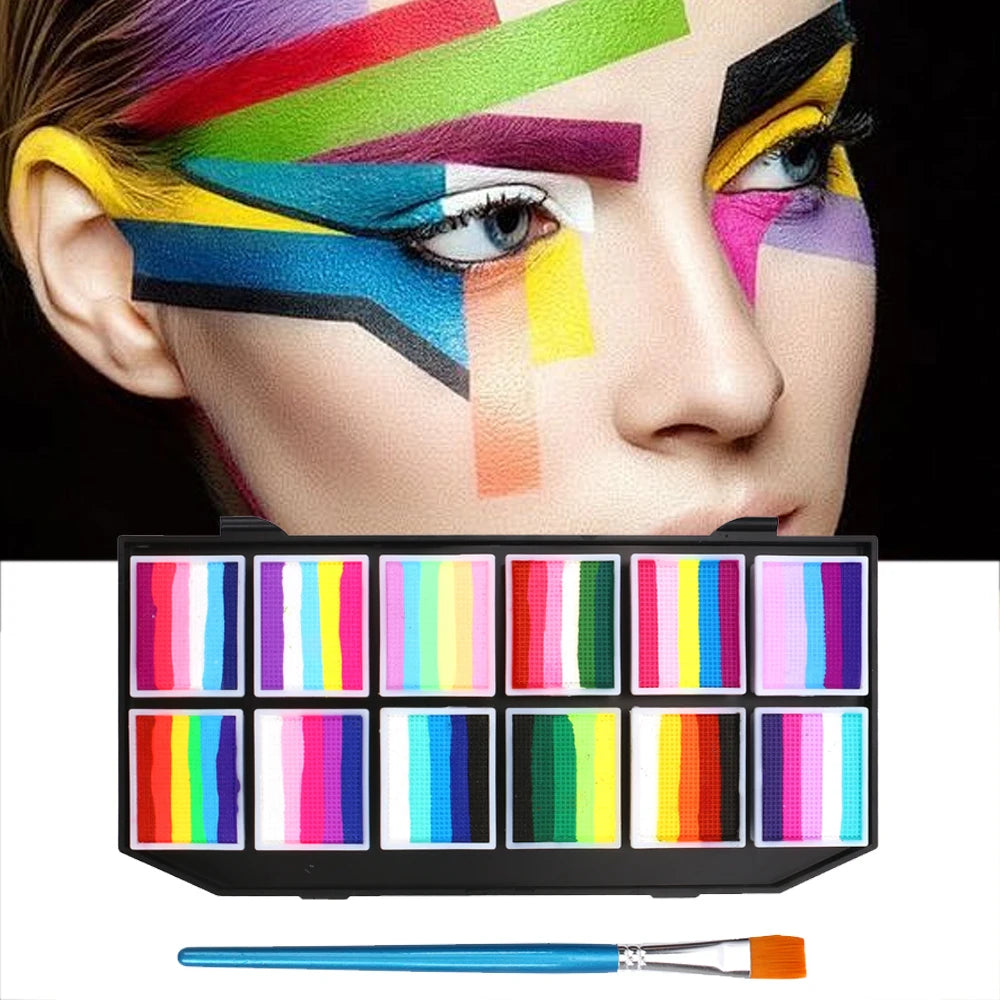 12 Colours Face Body Paint