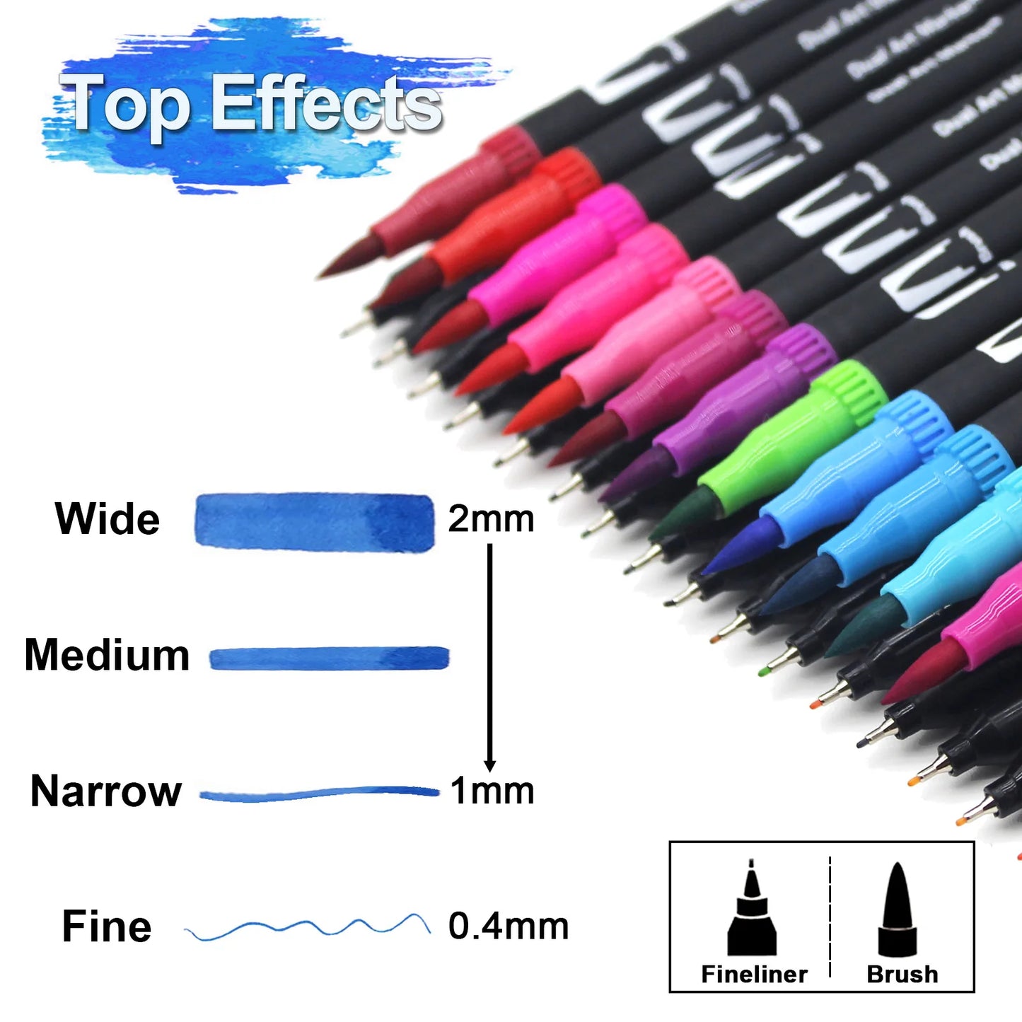 12/24/36/48 Colours Art Marker Dual Brush