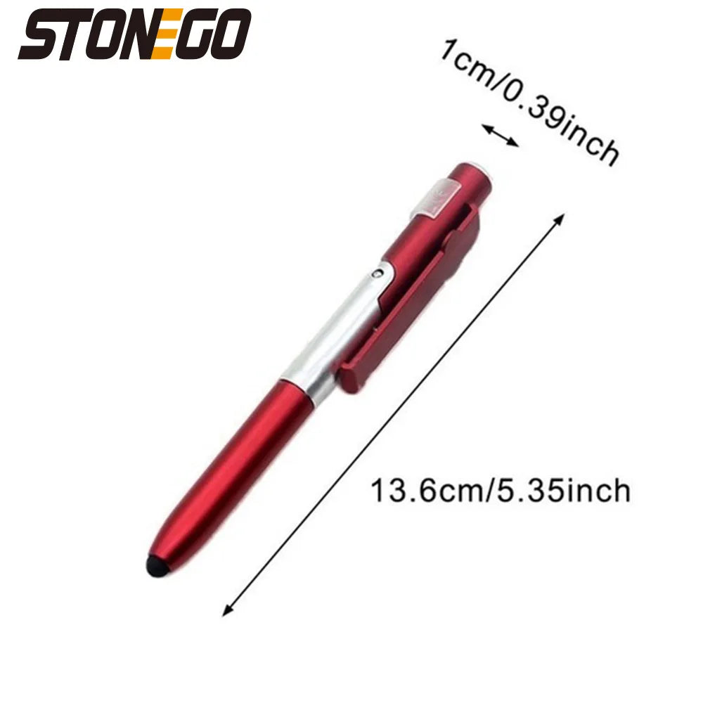 Multifunction 4-in-1 Foldable Ballpoint Pen