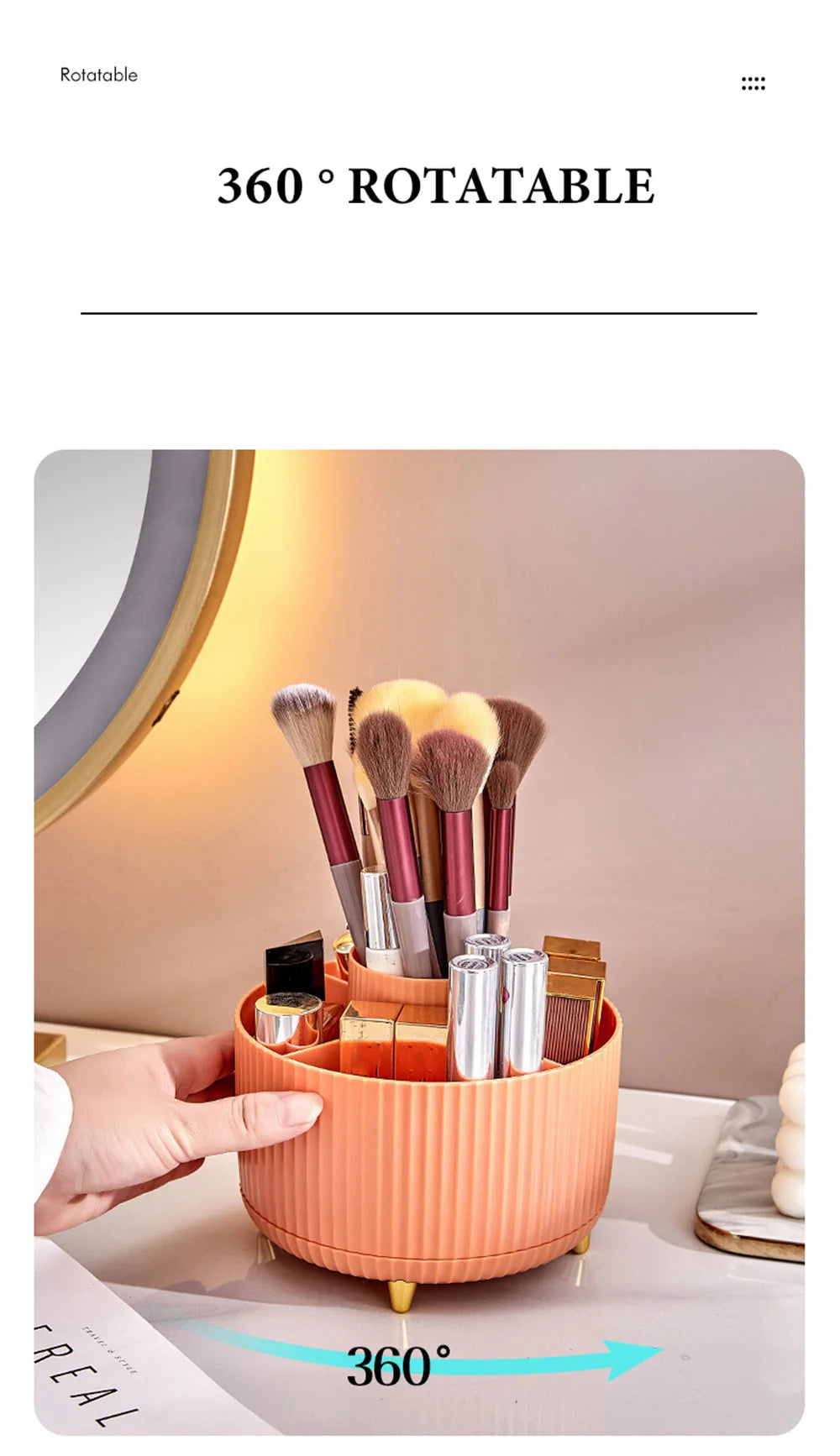 360°Rotating Desktop Organizer