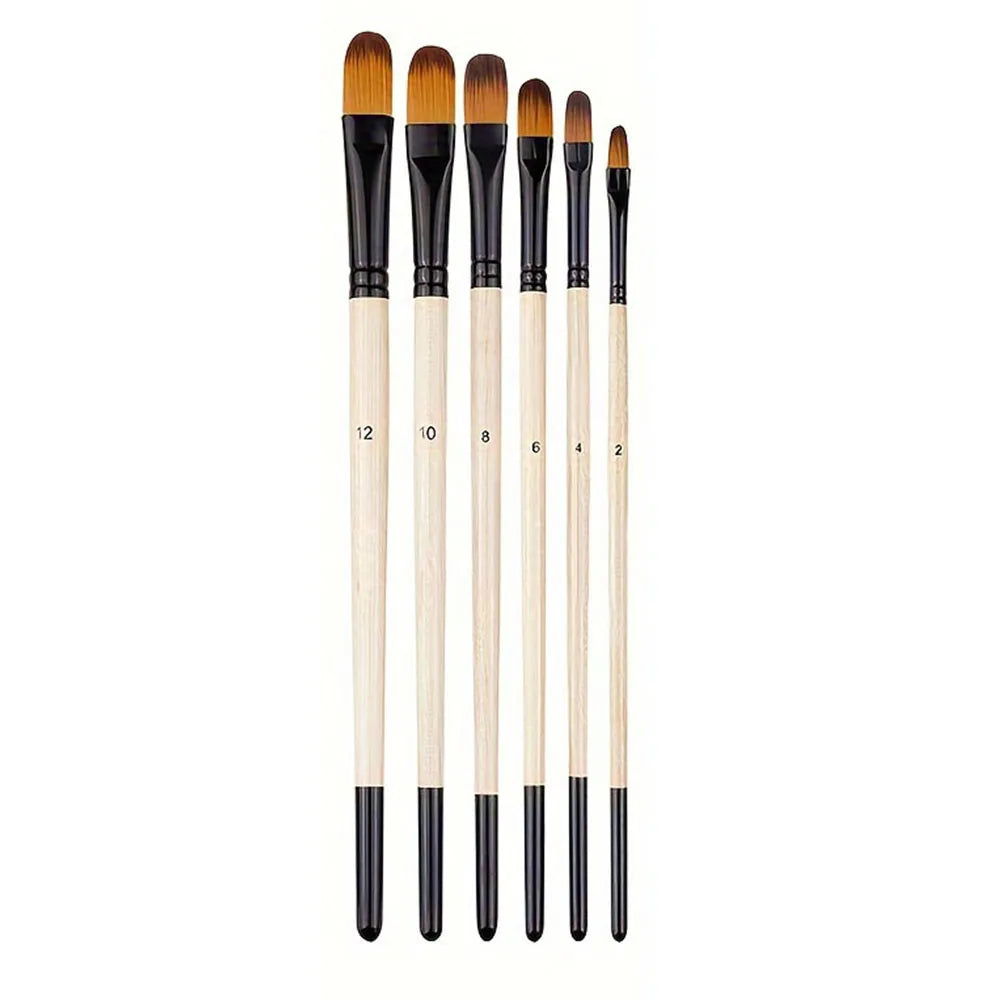 6pcs Artist Paint Brushes Set