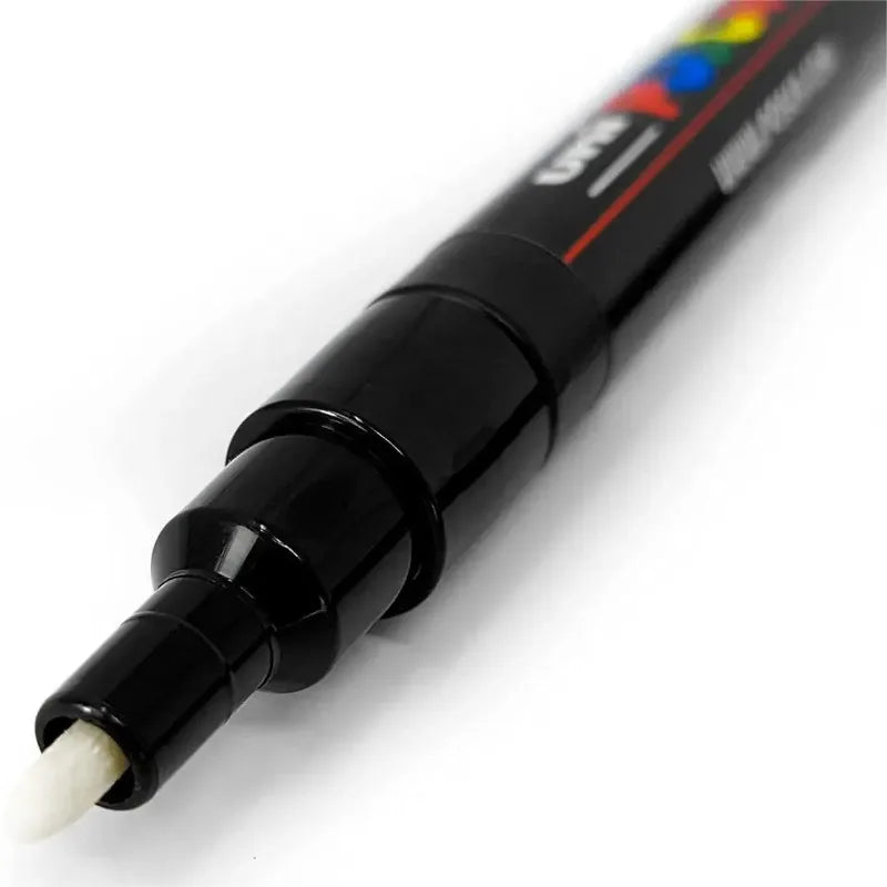 UNI POSCA Marker Pen White Black