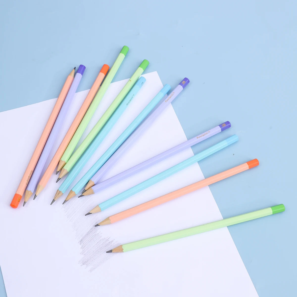 12pcs Graphite Professional 2B Drawing Pencils