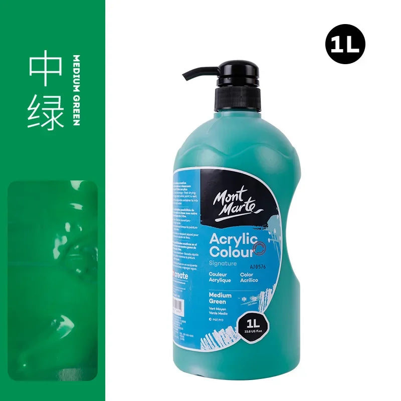 1 Liter Mont Marte Acrylic Paint
