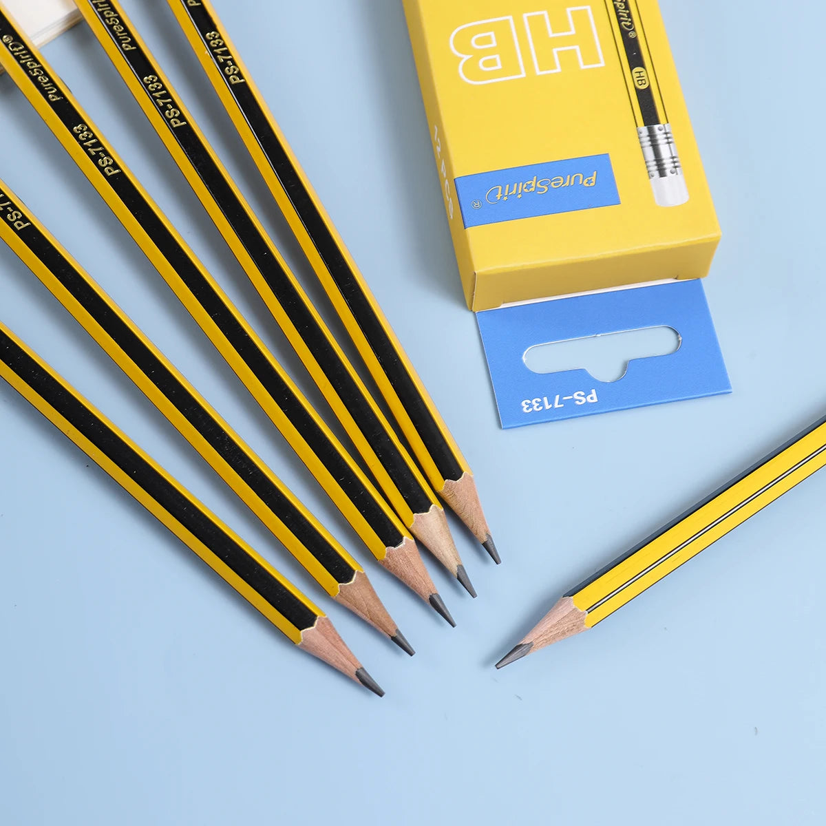 12PCS HB Pencils with Eraser