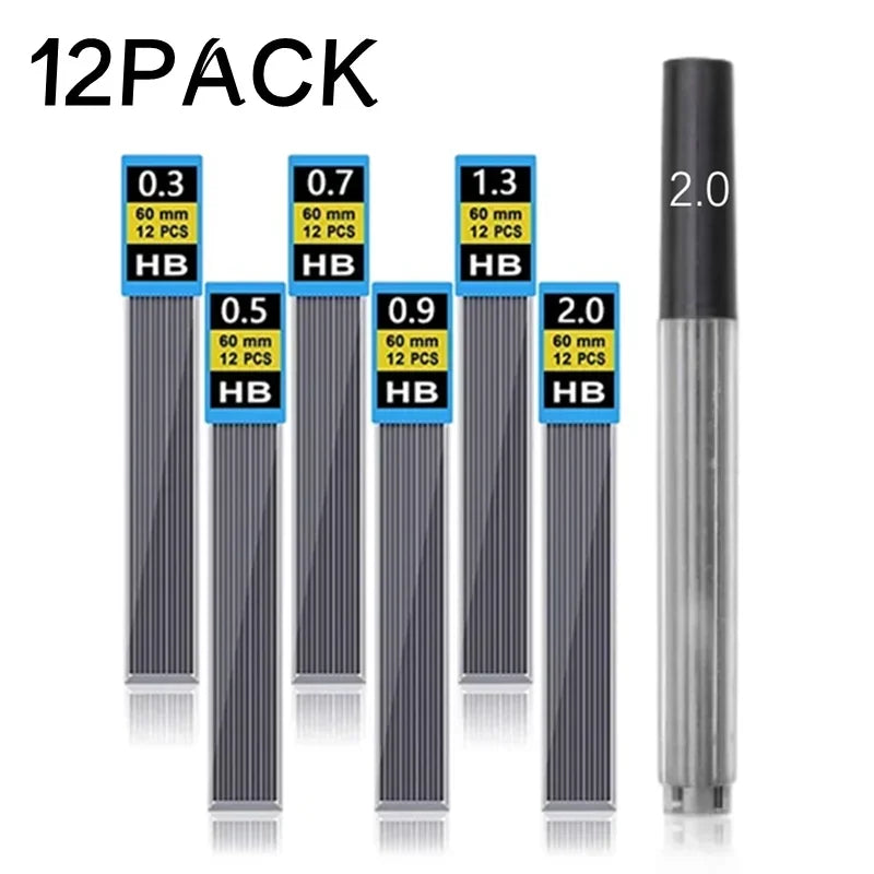 0.3 0.5 0.7 0.9 1.3 2.0mm Mechanical Pencil Refill Leads