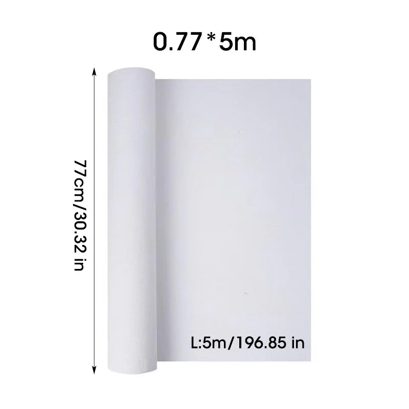 5M/Roll Cotton Canvas Roll