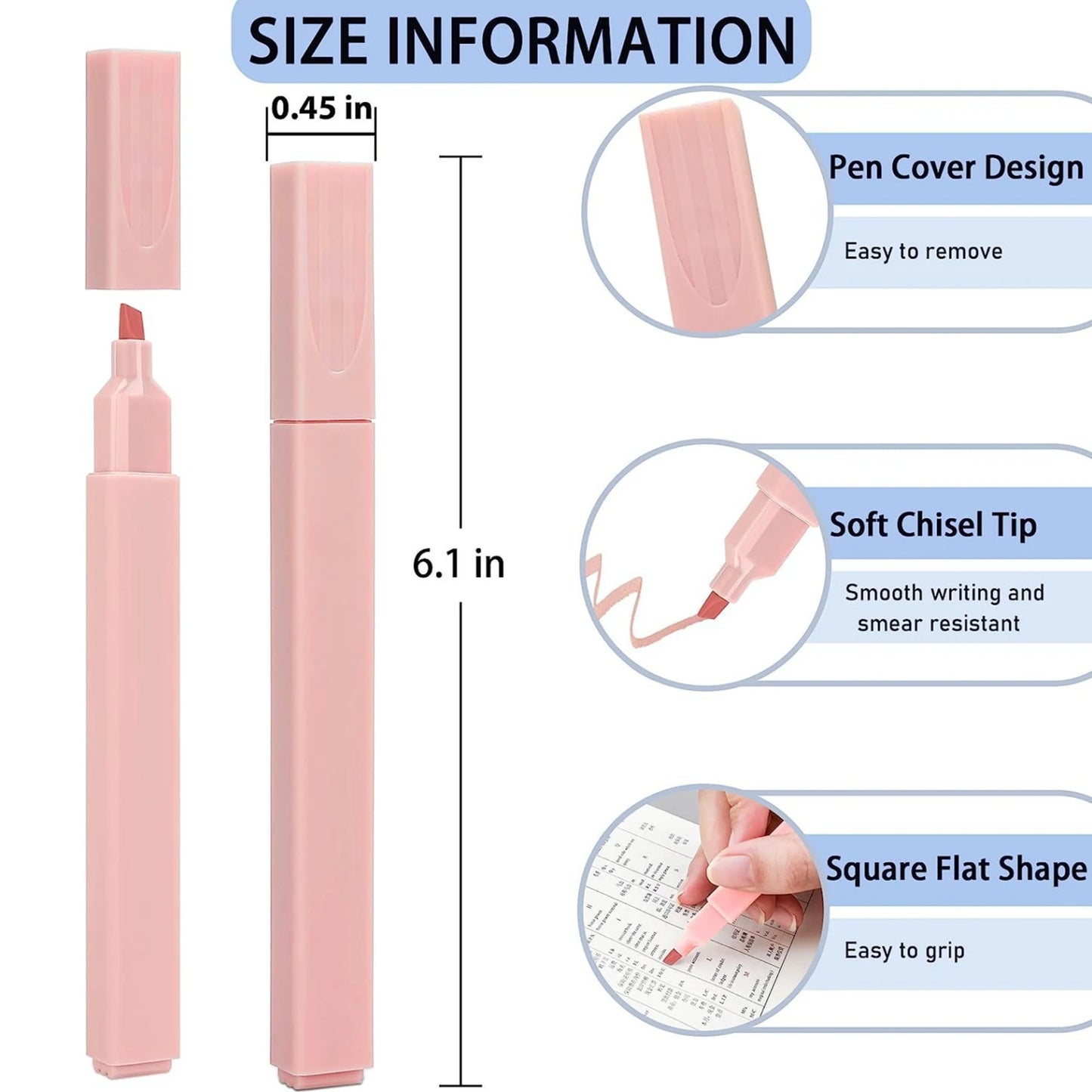 Highlighters Pastel 12 Colours