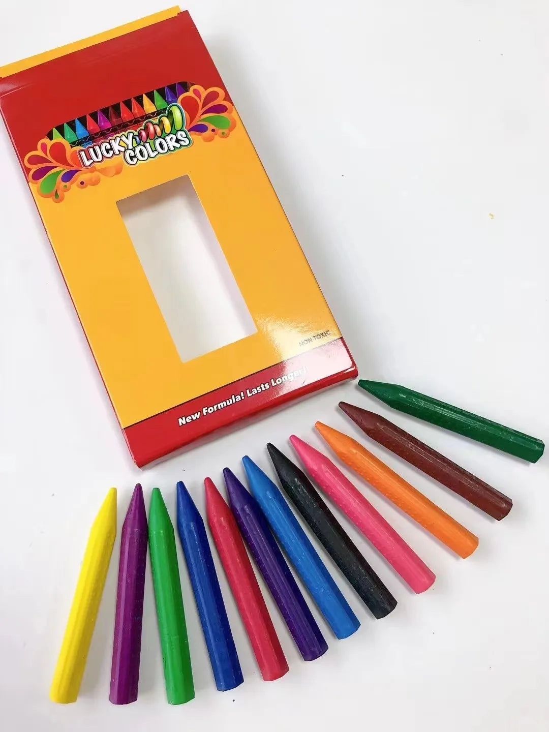 Wax Crayon 12pcs Washable