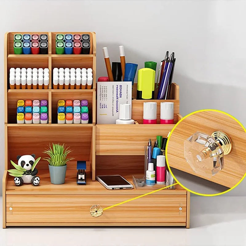 Wooden Desk Organiser DIY