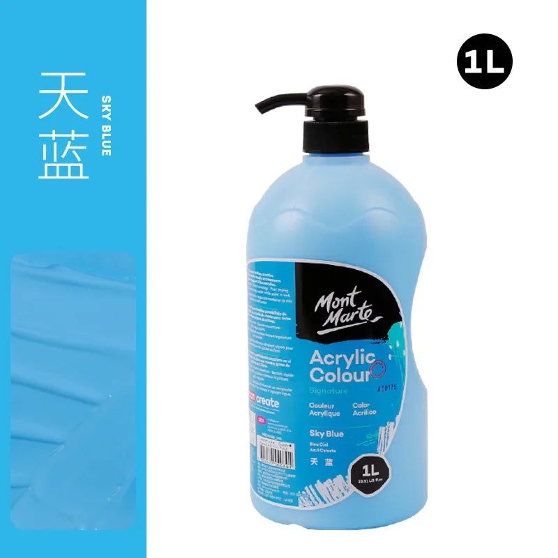 1 Liter Mont Marte Acrylic Paint