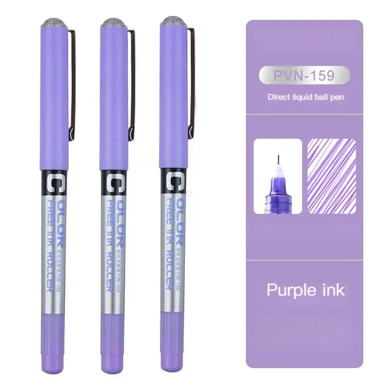 3/7pcs Gel Pens 0.28/0.38/0.5mm