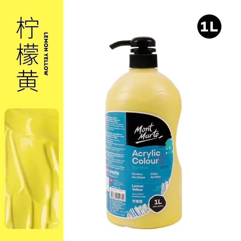 1 Liter Mont Marte Acrylic Paint