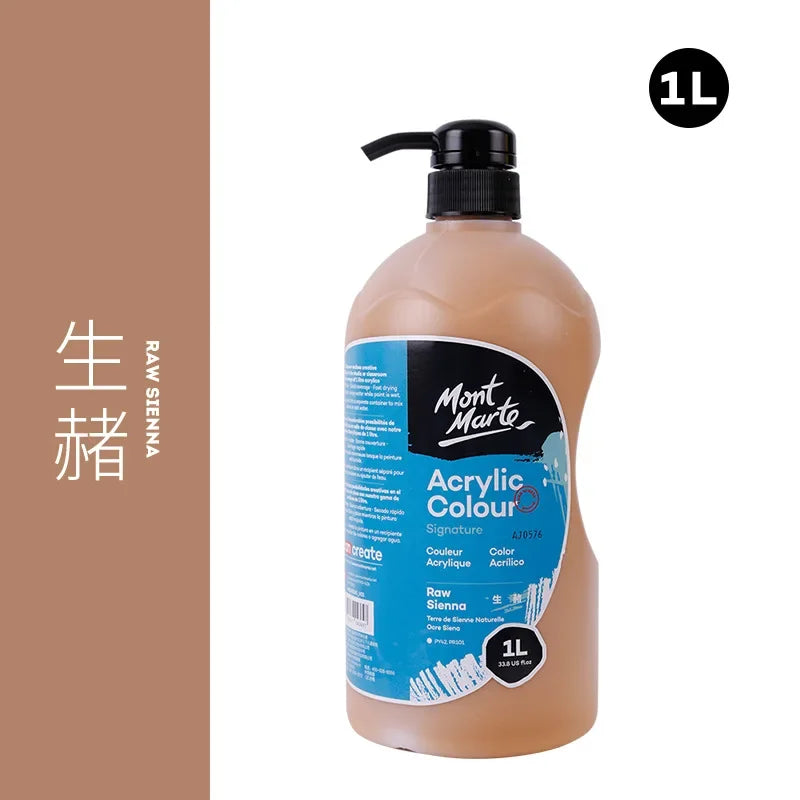 1 Liter Mont Marte Acrylic Paint