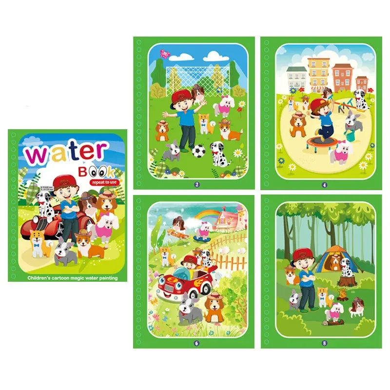 Reusable Colouring Water Book for Children