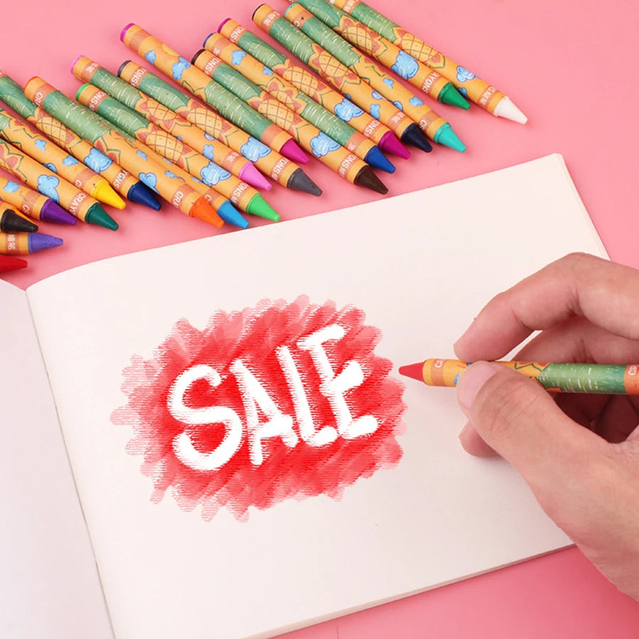 Crayon for Children 8pcs 8.5cm Boxed