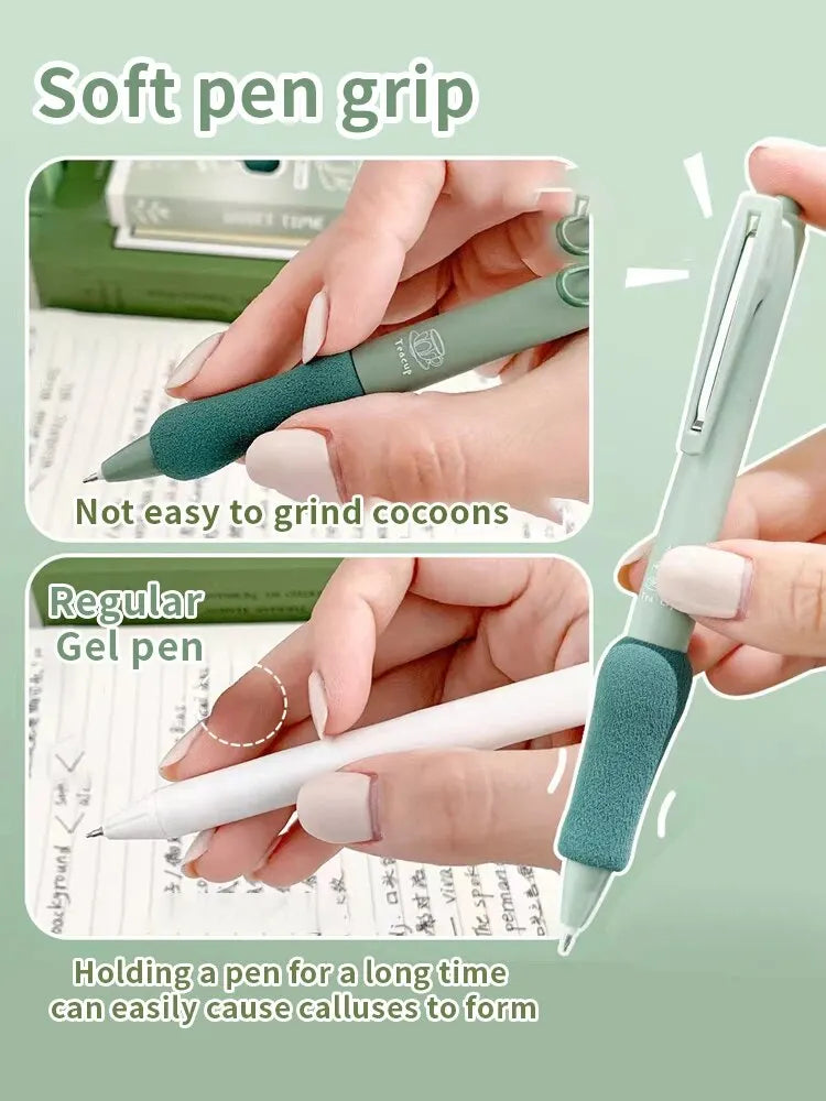6PC Coffee Colour Press Pen