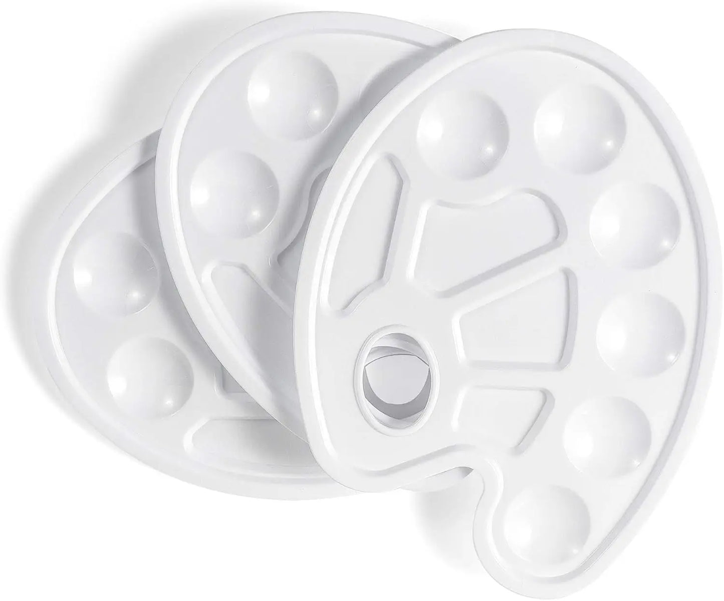 3/8/10 Pack Oval Paint Palettes