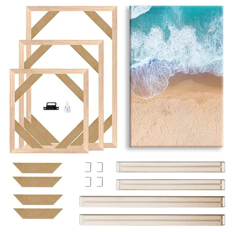 Wooden Frames 30x40 40x50 60x90cm