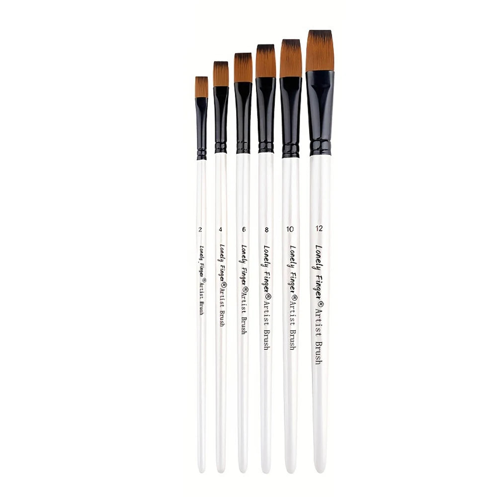 6pcs Artist Paint Brushes Set