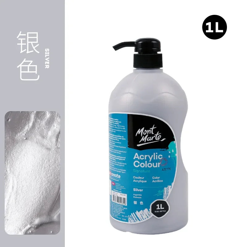 1 Liter Mont Marte Acrylic Paint