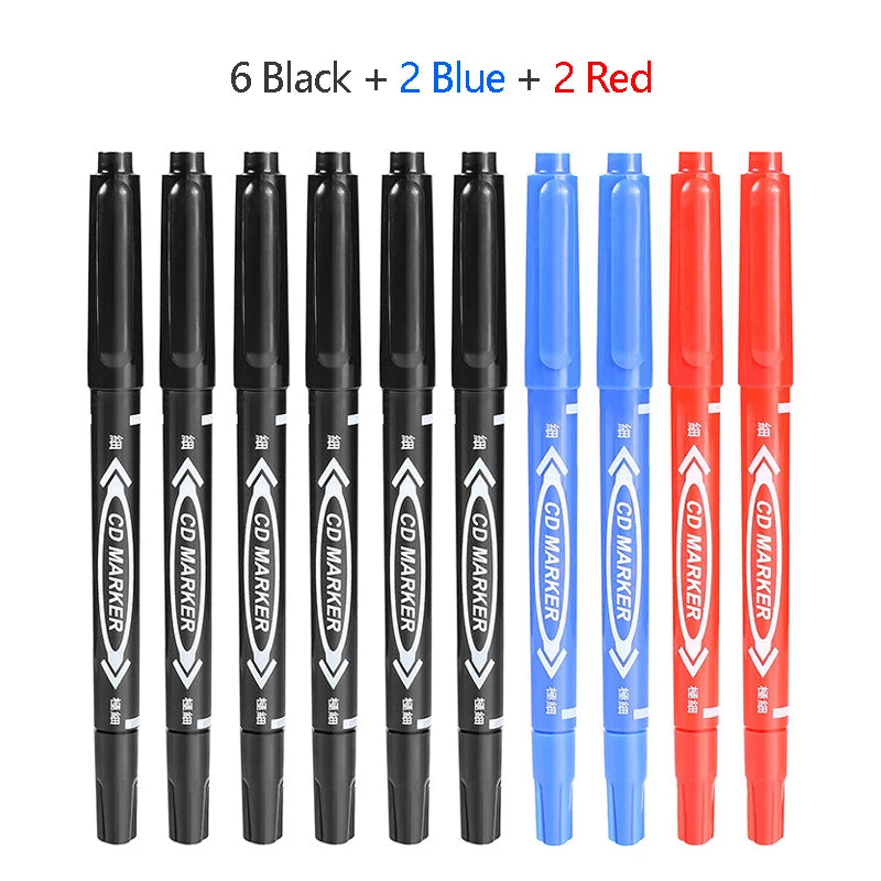 10 PCS Permanent Marker Pens