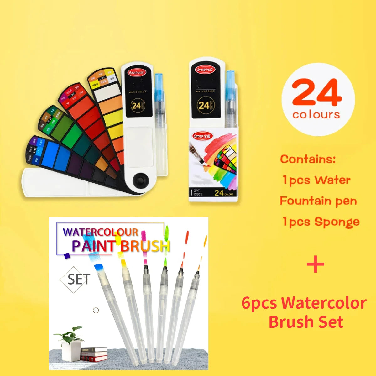 18/24/36/42 Solid Watercolour Pigment Set