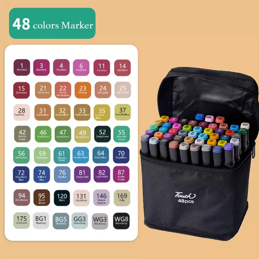 12-262 Colour Double Pen Tip Markers