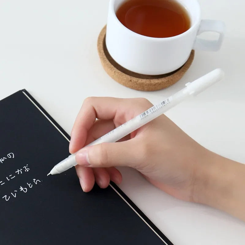 Gel Pen White 0.5mm 0.8mm 1.0mm