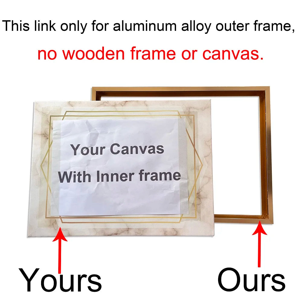 Canvas Picture Frames 8 Colours 40x50 30x40cm