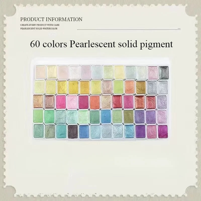 Pearlescent Watercolour Pigments