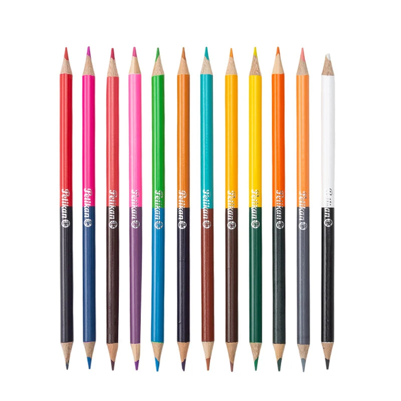 24 Colors Double Headed Pencils for Children
