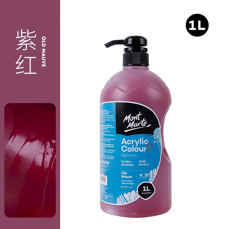 1 Liter Mont Marte Acrylic Paint