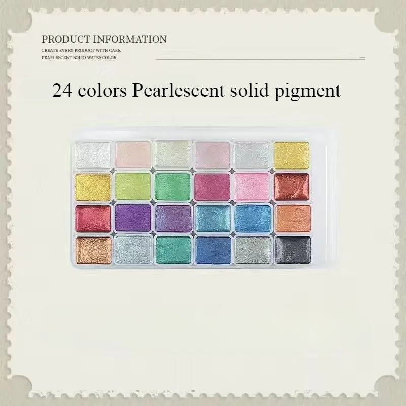 Pearlescent Watercolour Pigments