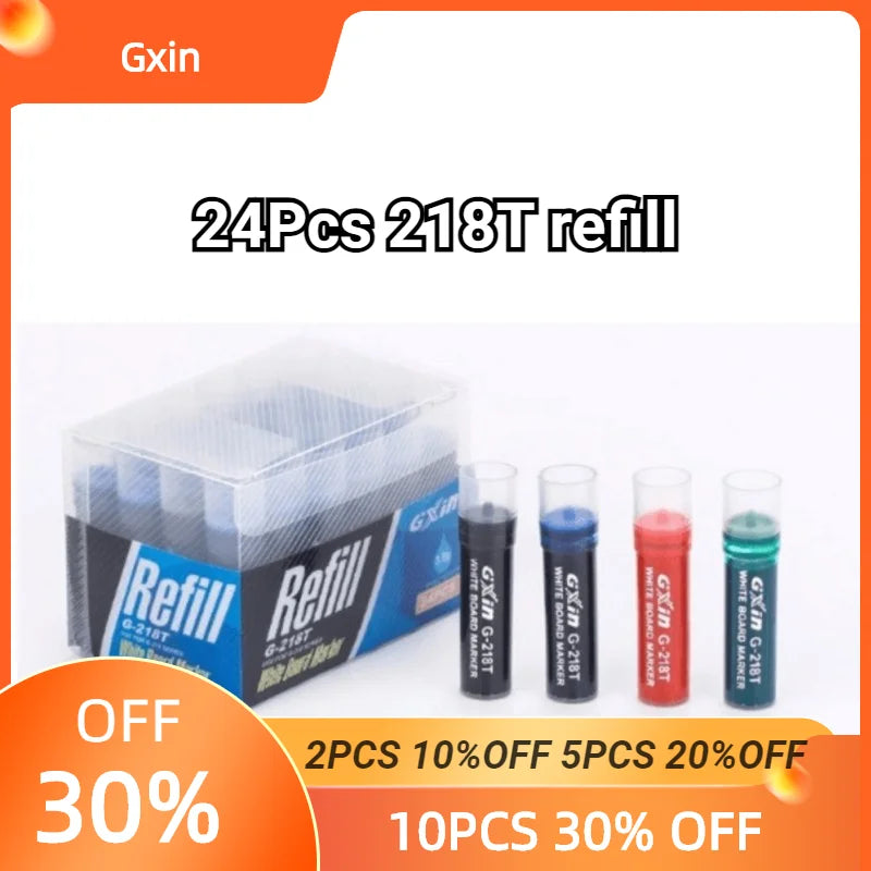 24 Pcs Of G-218T Whiteboard Marker Pen Refill Ink