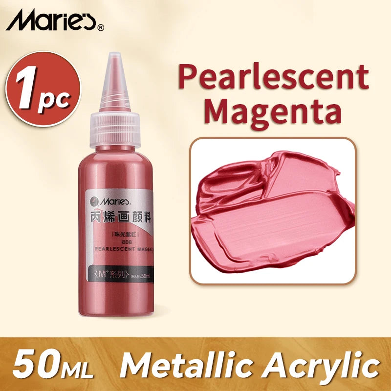 50ml Marie's Metallic Acrylic Paint