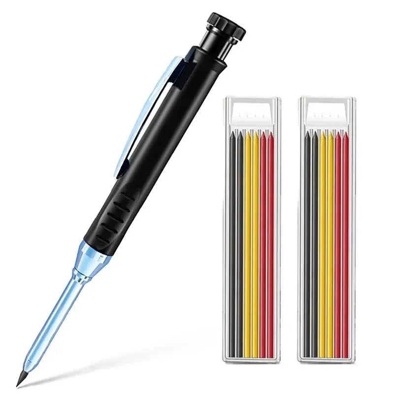 Solid Carpenter Pencil Built-in Sharpener