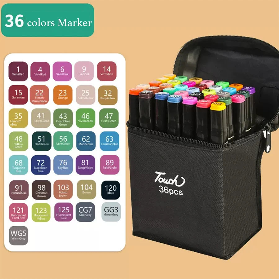 12-262 Colour Double Pen Tip Markers