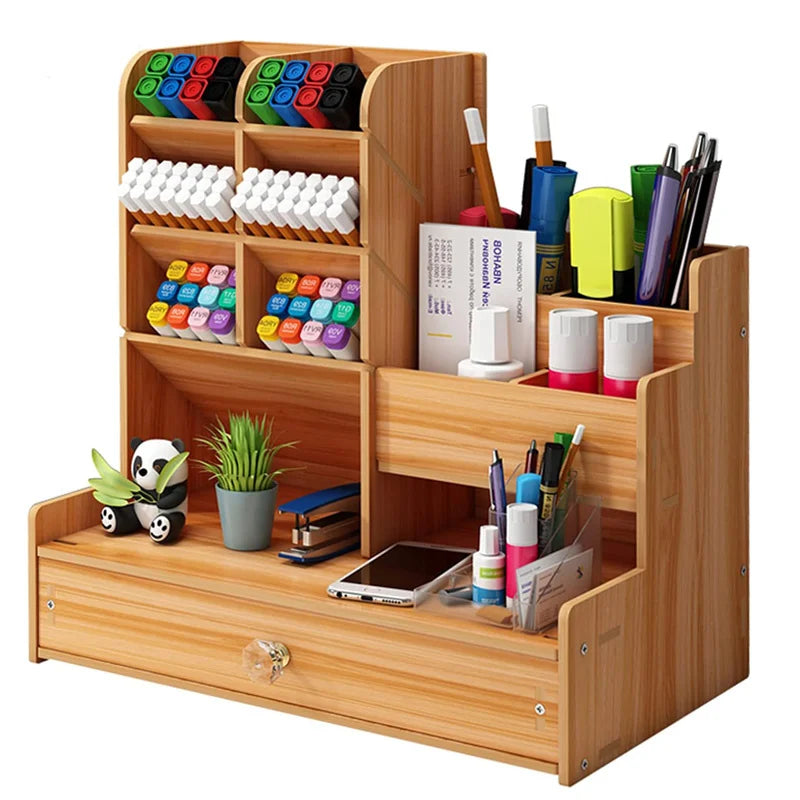 Wooden Desk Organiser DIY