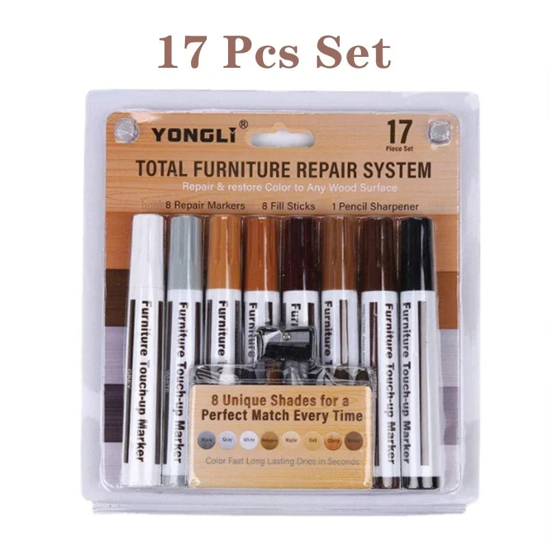 12/17/21Pcs Furniture Touch Up Kit Markers