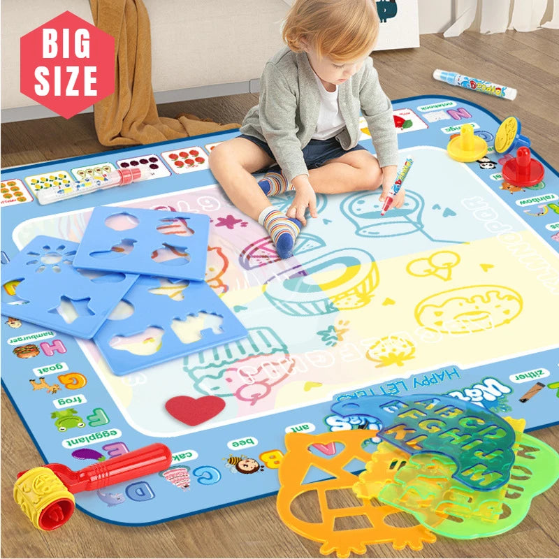 100x80CM Water Drawing Mat With Reusable Pens