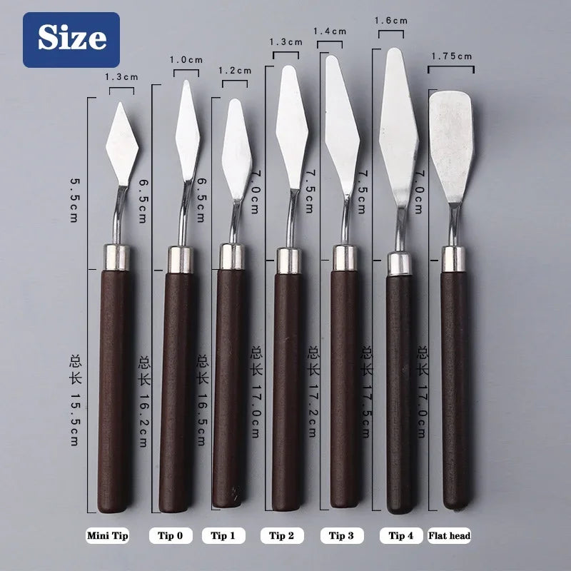 Stainless Steel Oil Painting Knives